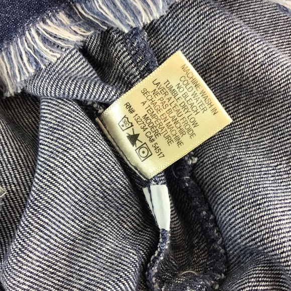 Cloth & Stone Blue Denim Peplum Shirt | XS - Picture 12 of 12